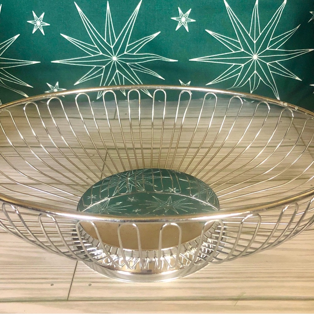 Chrome Plated Bread Bun Roll Basket Serveware